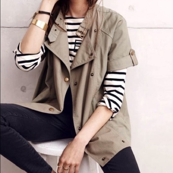 short sleeve utility jacket